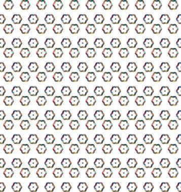 Geometrik şekilli kusursuz desen vektör çizimi