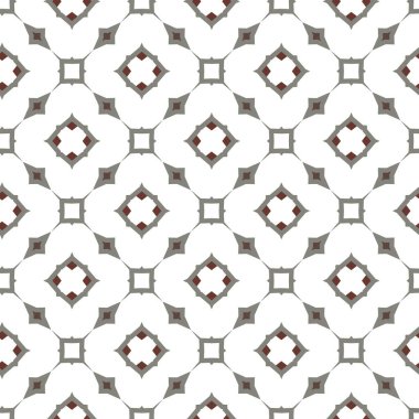 Geometrik şekilli kusursuz desen vektör çizimi