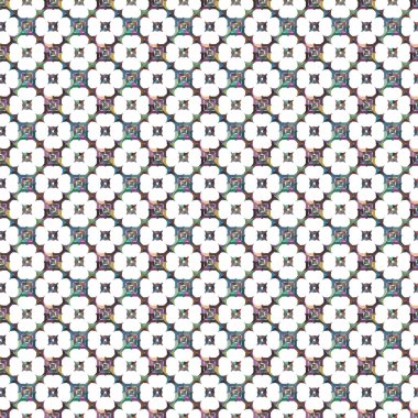 Tekrarlanan geometrik şekilli kusursuz desen, vektör illüstrasyonuName