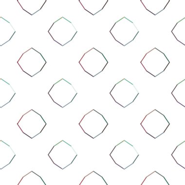 Geometrik şekilli kusursuz desen vektör çizimi