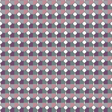 Geometrik şekilli kusursuz desen vektör çizimi