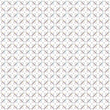 Geometrik şekilli kusursuz desen vektör çizimi