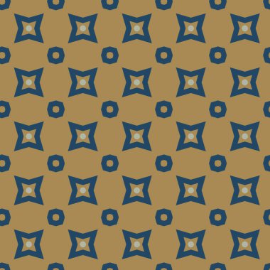 Geometrik şekilli kusursuz desen vektör çizimi