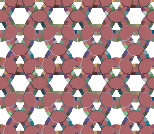 Abstrakte Hintergrundtextur im geometrischen ornamentalen Stil. nahtloses Design. — Stockvektor