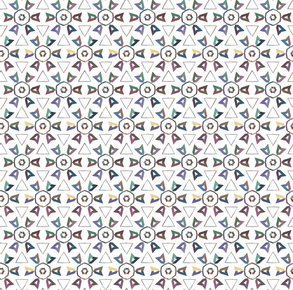 Motif Ornemental Géométrique Sans Couture Fond Abstrait — Image vectorielle