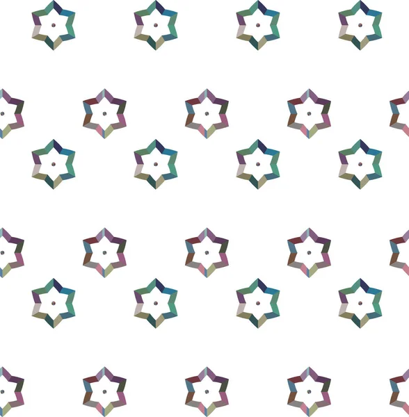 Patrón Ornamental Geométrico Sin Costuras Fondo Abstracto — Vector de stock