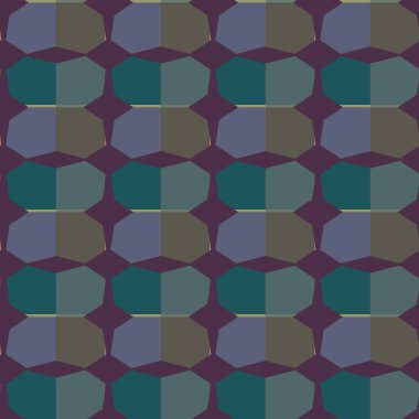 Geometrik şekilli kusursuz desen vektör çizimi