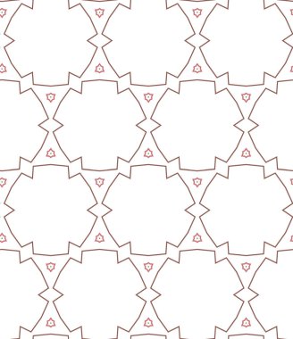 Geometrik şekilli kusursuz desen vektör çizimi