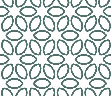 Geometrik süslemeli vektör deseni. Kusursuz tasarım dokusu.