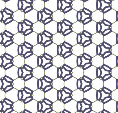 Soyut geometrik şekilli kusursuz desen