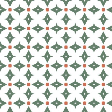 Soyut geometrik şekilli kusursuz desen