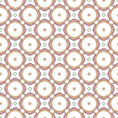 Geometrik şekilli kusursuz desen vektör çizimi