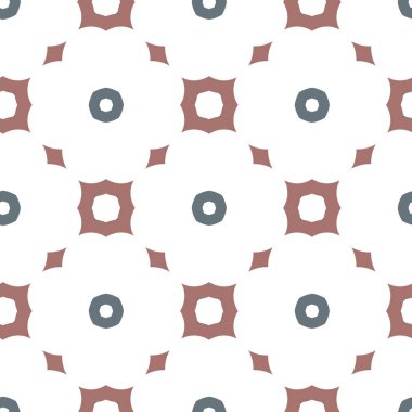 Geometrik şekilli kusursuz desen vektör çizimi