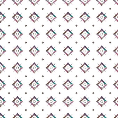 Geometrik şekilli kusursuz desen vektör çizimi