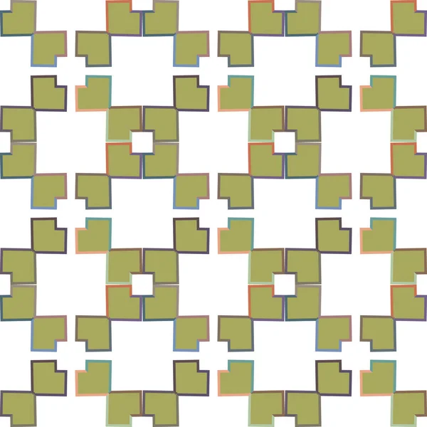 无缝图案 几何重复形状 矢量图解 — 图库矢量图片