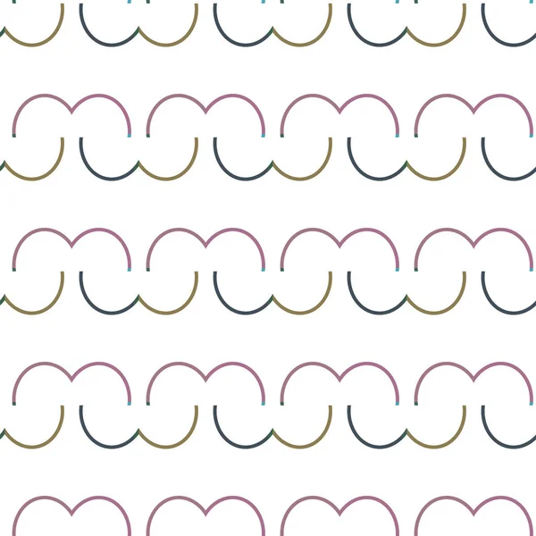 Abstrakte Nahtlose Geometrische Muster Illustration Hintergrund — Stockvektor