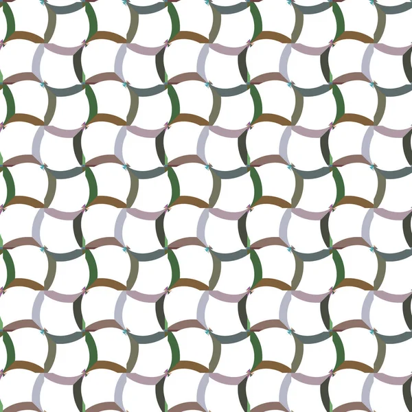 Nahtlose Muster Mit Geometrischen Formen Vektorillustration — Stockvektor