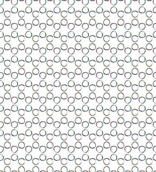 Modello Senza Soluzione Continuità Con Forme Geometriche Illustrazione Vettoriale — Vettoriale Stock