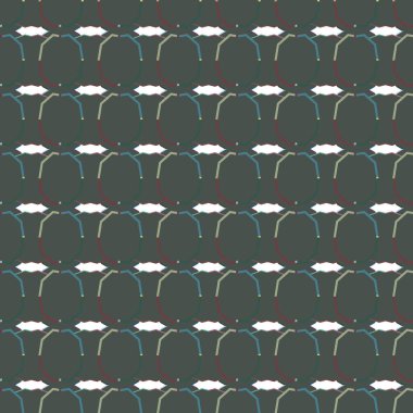 Geometrik şekilli kusursuz desen vektör çizimi