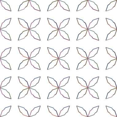 Soyut geometrik şekilli kusursuz desen