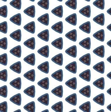 Geometrik şekilli kusursuz desen vektör çizimi