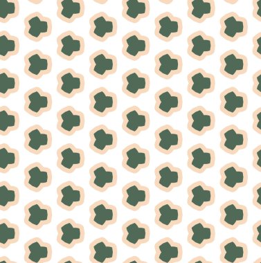 Soyut geometrik şekilli kusursuz desen