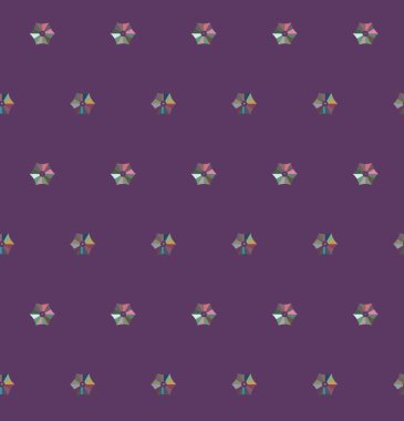 Geometrik şekilli kusursuz desen vektör çizimi