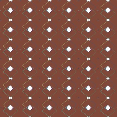 Tekrarlanan geometrik şekilli kusursuz desen, vektör illüstrasyonuName