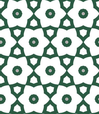 Geometrik şekilli kusursuz desen vektör çizimi