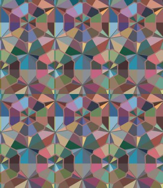 Tekrarlanan geometrik şekilli kusursuz desen, vektör illüstrasyonuName