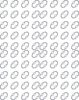 Geometrik şekilli kusursuz desen vektör çizimi