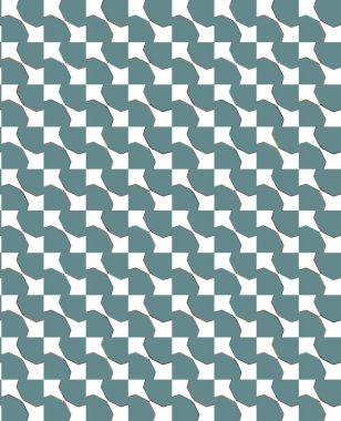 Soyut geometrik şekilli kusursuz desen