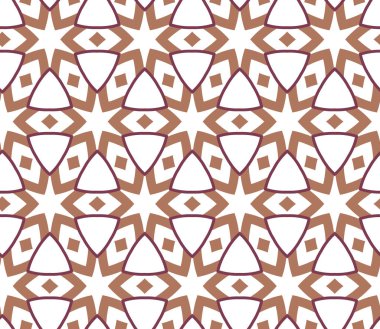 Tekrarlanan geometrik şekilli kusursuz desen, vektör illüstrasyonuName