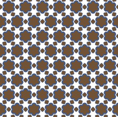 Soyut geometrik şekilli kusursuz desen