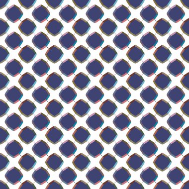 Geometrik şekilli kusursuz desen vektör çizimi