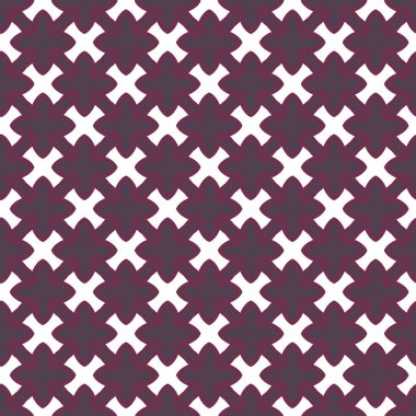 Geometrik şekilli kusursuz desen vektör çizimi