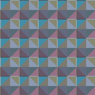 Geometrik şekilli kusursuz desen vektör çizimi