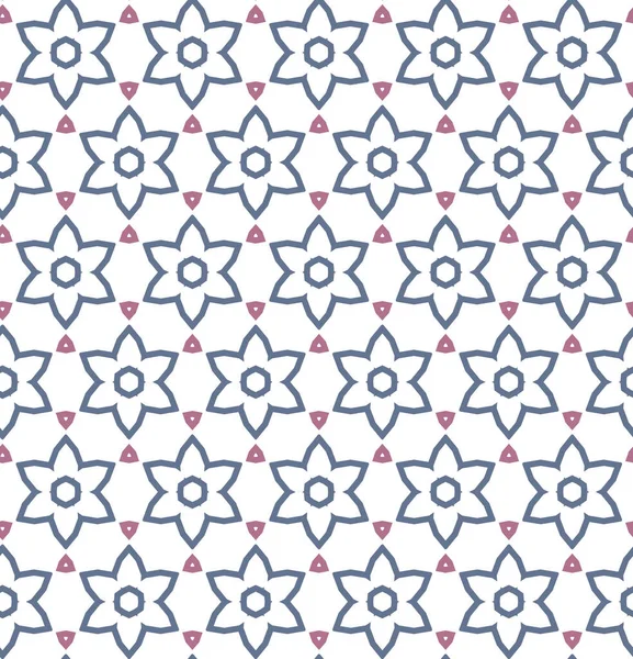 Abstrakte Nahtlose Geometrische Muster Illustration Hintergrund — Stockvektor