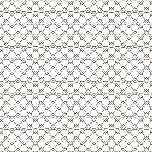 Nahtlose Muster Mit Geometrischen Formen Vektorillustration — Stockvektor