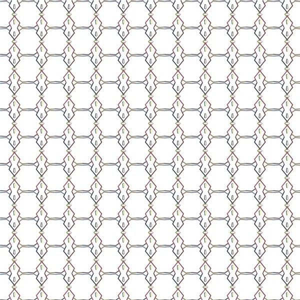 Patrón Sin Costura Con Formas Geométricas Repetidas Ilustración Vectorial — Archivo Imágenes Vectoriales