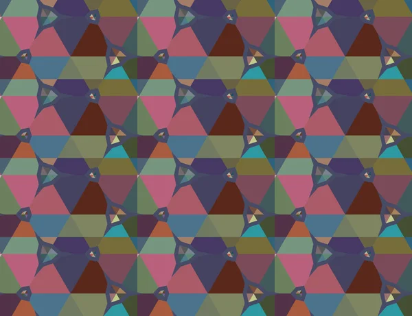 Nahtlose Geometrische Ornamentmuster Abstrakter Hintergrund — Stockvektor