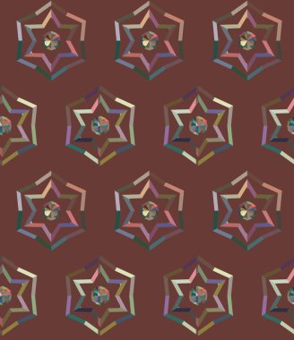 soyut dikişsiz geometrik desen resimleme arkaplanı