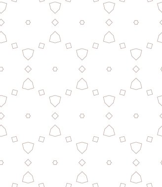 Geometrik şekilli kusursuz desen vektör çizimi