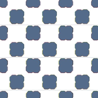 Tekrarlanan geometrik şekilli kusursuz desen, vektör illüstrasyonuName