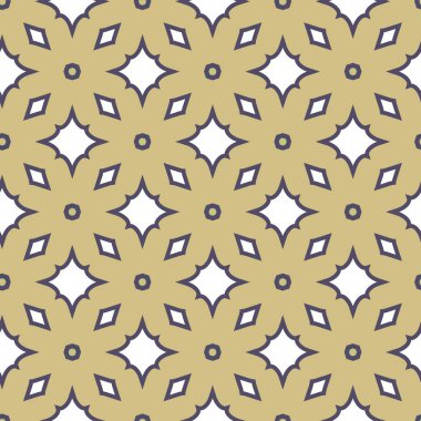 Geometrik şekilli kusursuz desen vektör çizimi