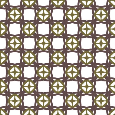 Geometrik şekilli kusursuz desen vektör çizimi