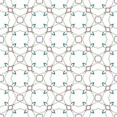 Soyut geometrik şekilli kusursuz desen