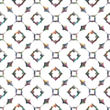 Tekrarlanan geometrik şekilli kusursuz desen, vektör illüstrasyonuName