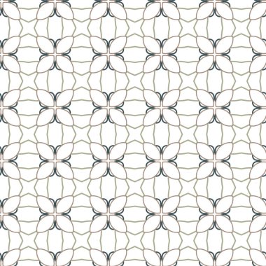 Tekrarlanan geometrik şekilli kusursuz desen, vektör illüstrasyonuName