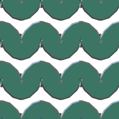 Geometrik şekilli kusursuz desen vektör çizimi